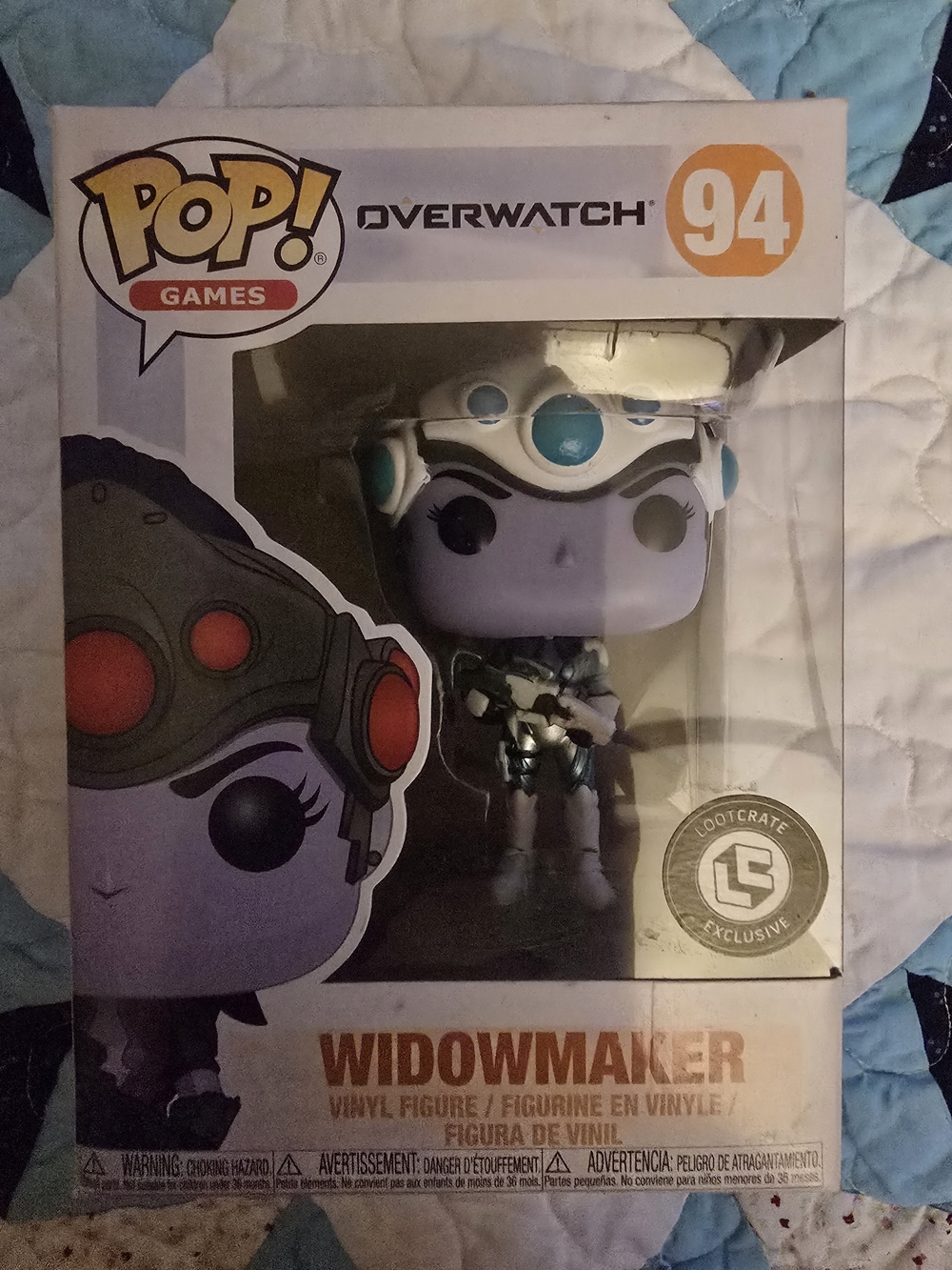Funko Pop! Overwatch Widowmaker Vinyl Figure - Purple, Blue, White